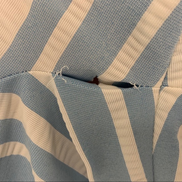 Vintage SET matching 1970s Women’s Stripe Outfit - Picture 15 of 16